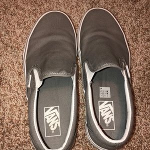 Women’s gray vans size 8